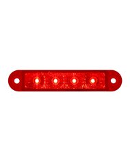 GG76072 - 3-1/2" FLUSH MOUNT RED/RED 4 LED LIGHT BAR, 3 WIRES GG76072 - 3-1/2" FLUSH MOUNT RED/RED 4 LED LIGHT BAR, 3 WIRES