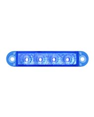 GG76075 - 3-1/2" FLUSH MOUNT BLUE/BLUE 4 LED LIGHT BAR, 3 WIRES GG76075 - 3-1/2" FLUSH MOUNT BLUE/BLUE 4 LED LIGHT BAR, 3 WIRES