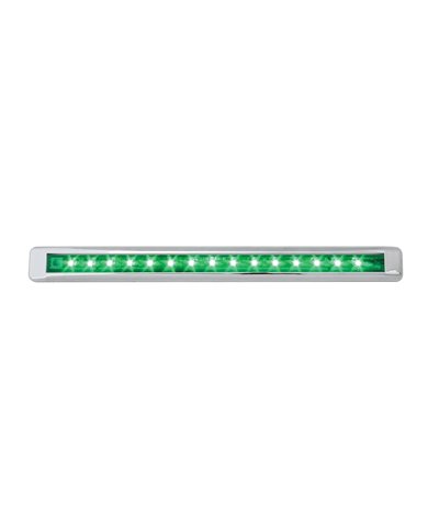 GG76123 - 12" ULTRA THIN GREEN/GREEN LED LIGHT BAR W/CR. PLASTIC BEZEL GG76123 - 12" ULTRA THIN GREEN/GREEN LED LIGHT BAR W/CR. PLASTIC BEZEL