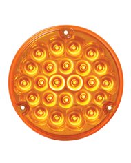 GG76150 - 4" PEARL AMBER/AMBER 24 LED LIGHT W/ 1156 SOCKET BASE GG76150 - 4" PEARL AMBER/AMBER 24 LED LIGHT W/ 1156 SOCKET BASE