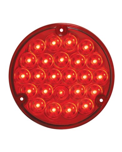 GG76152 - 4" PEARL RED/RED 24 LED LIGHT W/ 1156 SOCKET BASE GG76152 - 4" PEARL RED/RED 24 LED LIGHT W/ 1156 SOCKET BASE