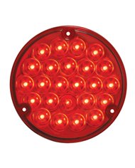 GG76152 - 4" PEARL RED/RED 24 LED LIGHT W/ 1156 SOCKET BASE