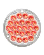 GG76153 - 4" PEARL RED/CLEAR 24 LED W/ 1156 SOCKET BASE GG76153 - 4" PEARL RED/CLEAR 24 LED W/ 1156 SOCKET BASE
