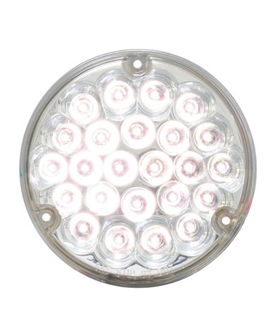 GG76154 - 4" PEARL WHITE/CLEAR 24 LED LIGHT W/ 1156 SOCKET BASE GG76154 - 4" PEARL WHITE/CLEAR 24 LED LIGHT W/ 1156 SOCKET BASE