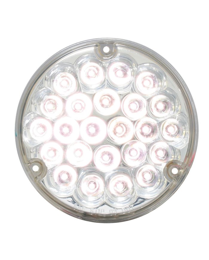 GG76154 - 4" PEARL WHITE/CLEAR 24 LED LIGHT W/ 1156 SOCKET BASE GG76154 - 4" PEARL WHITE/CLEAR 24 LED LIGHT W/ 1156 SOCKET BASE