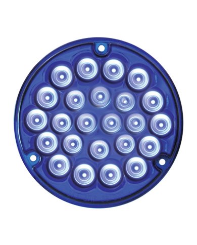 GG76155 - 4" PEARL BLUE/BLUE 24 LED LIGHT W/ 1156 SOCKET BASE GG76155 - 4" PEARL BLUE/BLUE 24 LED LIGHT W/ 1156 SOCKET BASE
