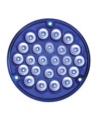 GG76155 - 4" PEARL BLUE/BLUE 24 LED LIGHT W/ 1156 SOCKET BASE GG76155 - 4" PEARL BLUE/BLUE 24 LED LIGHT W/ 1156 SOCKET BASE