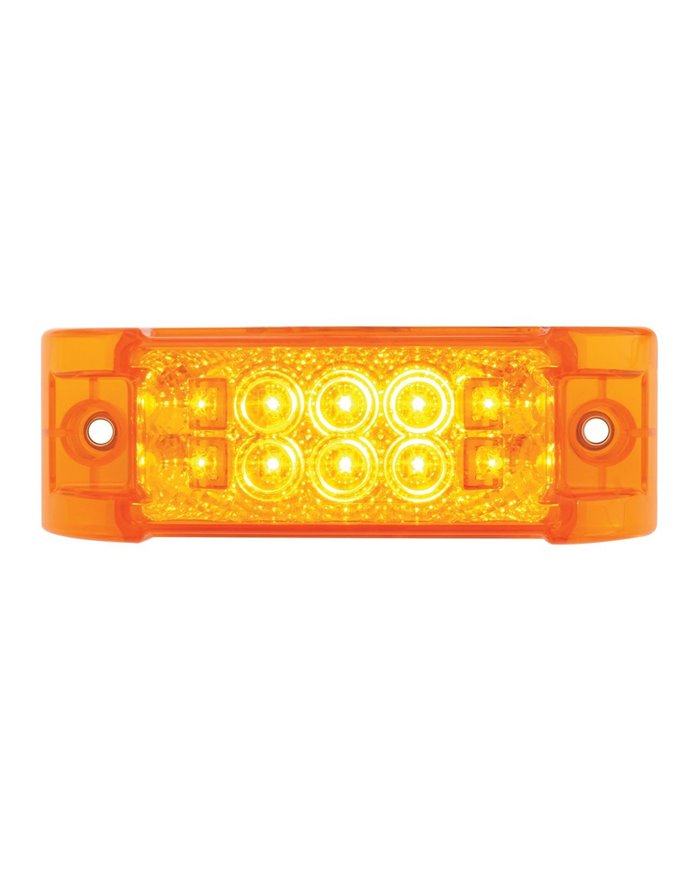 GG76210 - RECT. WIDE ANGLE SPYDER AMBER/ AMBER 10 LED MARKER/TURN LIGHT GG76210 - RECT. WIDE ANGLE SPYDER AMBER/ AMBER 10 LED MARKER/TURN LIGHT