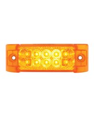 GG76210 - RECT. WIDE ANGLE SPYDER AMBER/ AMBER 10 LED MARKER/TURN LIGHT GG76210 - RECT. WIDE ANGLE SPYDER AMBER/ AMBER 10 LED MARKER/TURN LIGHT