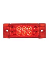 GG76212 - RECT. WIDE ANGLE SPYDER RED/ RED 10 LED MARKER/TURN LIGHT GG76212 - RECT. WIDE ANGLE SPYDER RED/ RED 10 LED MARKER/TURN LIGHT