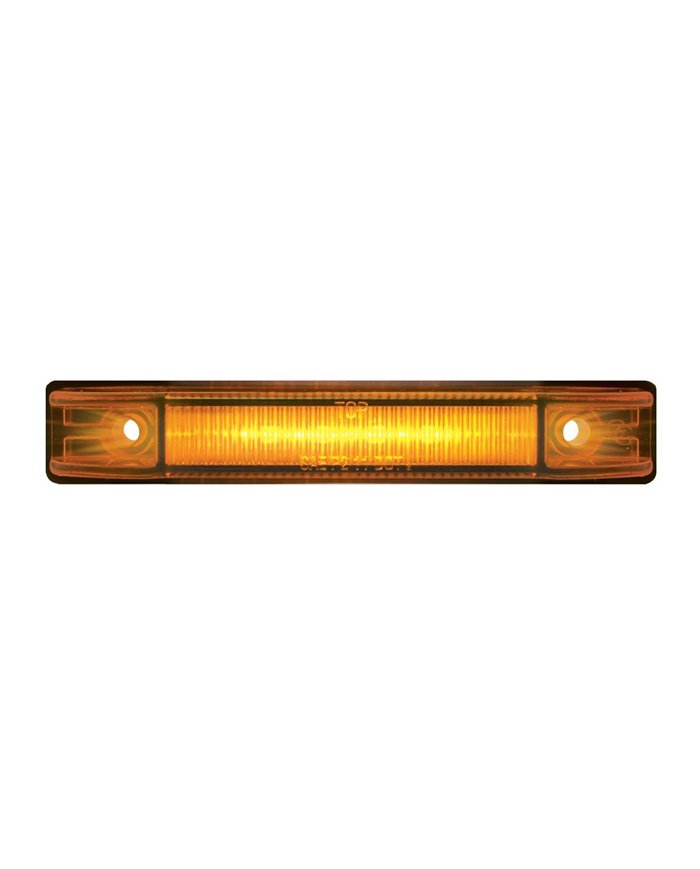 GG76220 - 4"L THIN LINE AMBER/AMBER 6 LED WIDE ANGLE MARKER LIGHT