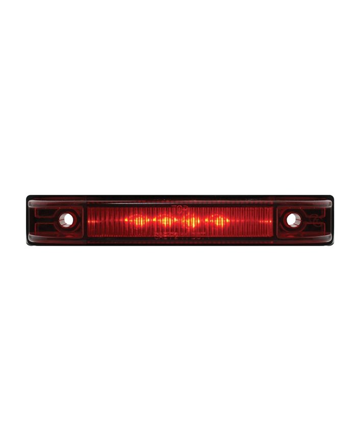 GG76222 - 4"L THIN LINE RED/RED 6 LED WIDE ANGLE MARKER LIGHT