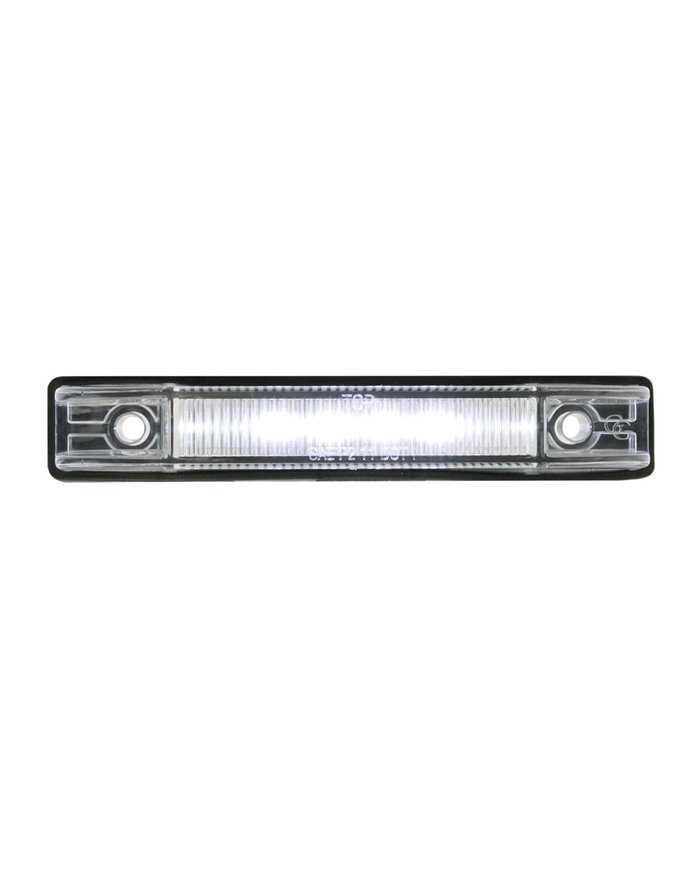 GG76225 - 4"L THIN LINE WHITE/CLEAR 6LED WIDE ANGLE INTERIOR LIGHT