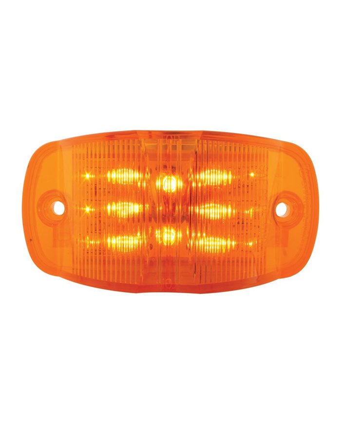GG76250 - RECT. AMBER/AMBER WIDE ANGLE 14 LED MARKER/CLEARANCE LIGHT