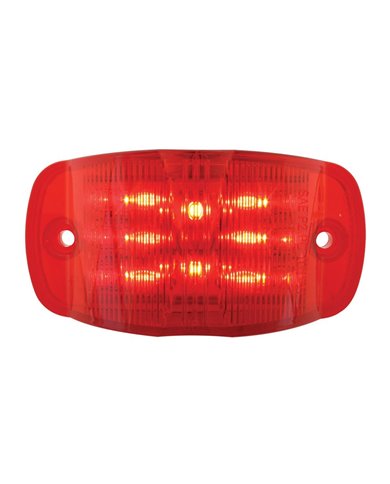 GG76252 - RECT. RED/RED WIDE ANGLE 14 LED MARKER/CLEARANCE LIGHT GG76252 - RECT. RED/RED WIDE ANGLE 14 LED MARKER/CLEARANCE LIGHT