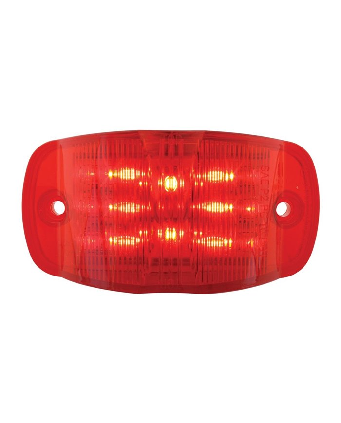 GG76252 - RECT. RED/RED WIDE ANGLE 14 LED MARKER/CLEARANCE LIGHT