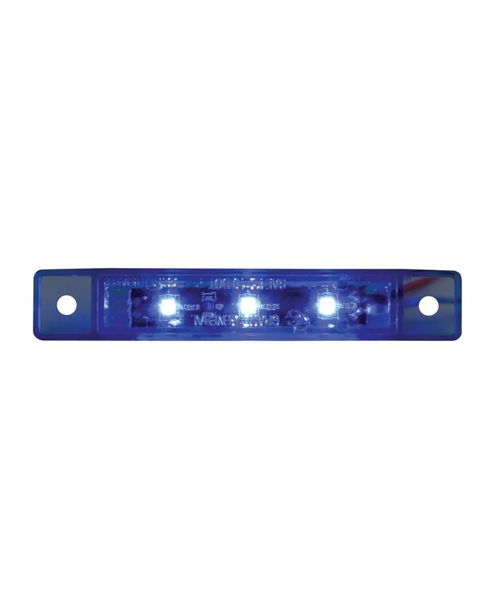 GG76285 - 3.5" ULTRA THIN BLUE 3-LED INTERIOR USE LIGHT