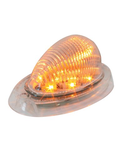 GG76371 - OVAL AMBER/CLEAR SIDE MARKER/ TURN 12-LED LIGHT FOR FL MODEL GG76371 - OVAL AMBER/CLEAR SIDE MARKER/ TURN 12-LED LIGHT FOR FL MODEL