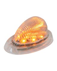 GG76371 - OVAL AMBER/CLEAR SIDE MARKER/ TURN 12-LED LIGHT FOR FL MODEL GG76371 - OVAL AMBER/CLEAR SIDE MARKER/ TURN 12-LED LIGHT FOR FL MODEL