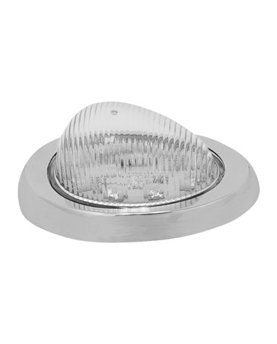 GG76373 - SIDE TURN/MARKER AMBER/CLEAR 12 LED LIGHT W/CR.COVER FOR FL GG76373 - SIDE TURN/MARKER AMBER/CLEAR 12 LED LIGHT W/CR.COVER FOR FL
