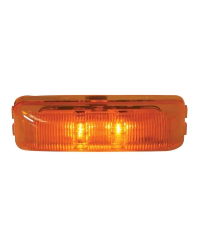 GG76400 - MEDIUM RECT. FLEET AMBER/AMBER 2-LED MARKER LIGHT GG76400 - MEDIUM RECT. FLEET AMBER/AMBER 2-LED MARKER LIGHT