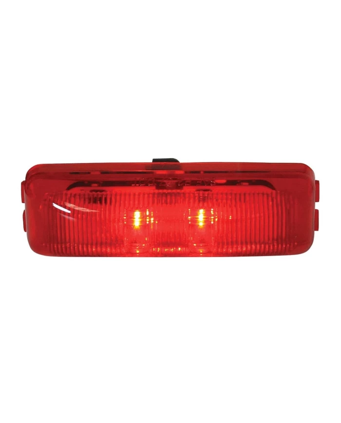 GG76402 - MEDIUM RECT. FLEET RED/RED 2-LED MARKER LIGHT GG76402 - MEDIUM RECT. FLEET RED/RED 2-LED MARKER LIGHT