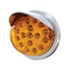 UP37278-17 LED Dual Function Watermelon Clear Reflector Flush Mount Kit With Visor - Amber LED/Amber Lens