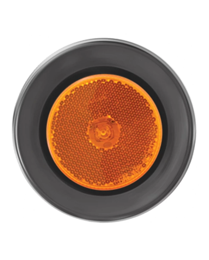 GG76425 - 2.5" AMBER 1 LED MARKER LIGHT W/GROMMET & PIGTAIL