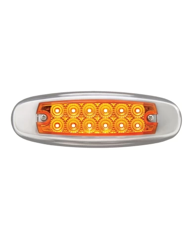 GG76440 - ULTRA THIN SPYDER AM/AM 12 LED DUAL FUNCTION LIGHT W/S.S. RIM GG76440 - ULTRA THIN SPYDER AM/AM 12 LED DUAL FUNCTION LIGHT W/S.S. RIM