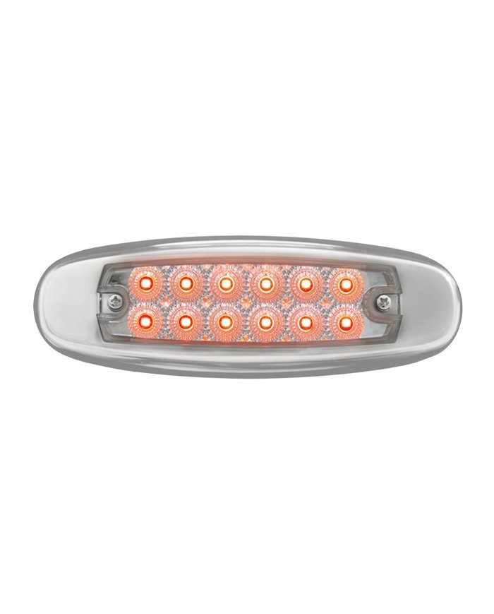 GG76443 - ULTRA THIN SPYDER RED/CL 12LED DUAL FUNCTION LIGHT W/S.S. RIM GG76443 - ULTRA THIN SPYDER RED/CL 12LED DUAL FUNCTION LIGHT W/S.S. RIM