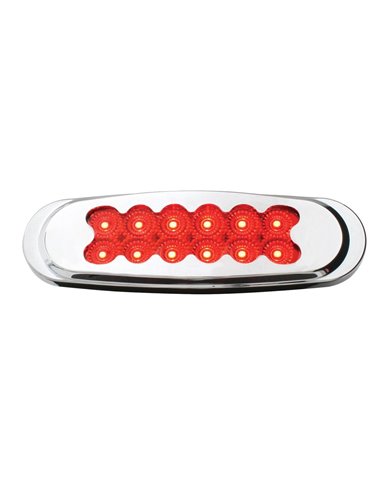 GG76702 - ULTRA THIN MATRIX STYLE SPYDER RED/RED 12-LED MARKER LIGHT