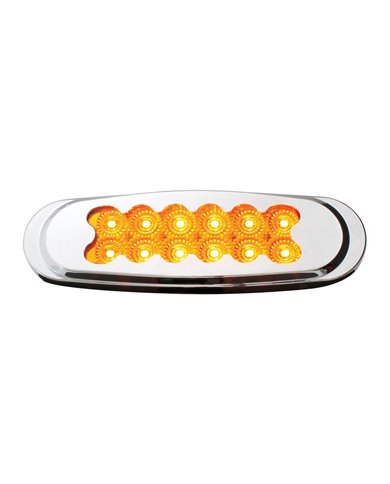 GG76705 - ULTRA THIN MATRIX STYLE AM/AM SPYDER 12LED DUAL FUNT. LIGHT
