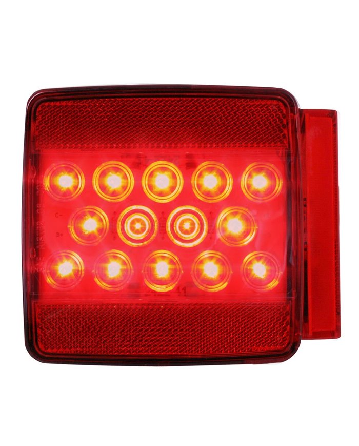 GG76942 - UNDER 80" UNIV. STUD-MOUNT TRAILER RED LED LIGHT, R/H GG76942 - UNDER 80" UNIV. STUD-MOUNT TRAILER RED LED LIGHT, R/H