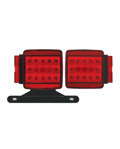 GG76945 - OVER 80" WIDE UNIV. STUD-MOUNT TRAILER RED LED LIGHT KIT GG76945 - OVER 80" WIDE UNIV. STUD-MOUNT TRAILER RED LED LIGHT KIT