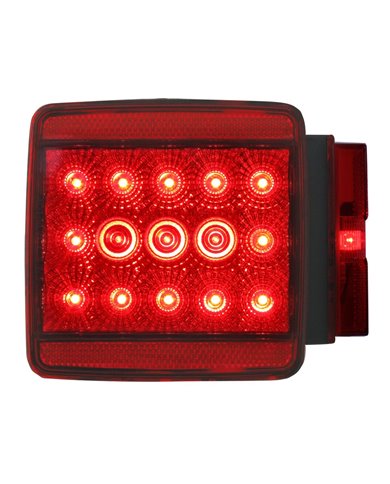 GG76947 - OVER 80" WIDE UNIV. STUD-MOUNT TRAILER RED LED LIGHT, R/H GG76947 - OVER 80" WIDE UNIV. STUD-MOUNT TRAILER RED LED LIGHT, R/H