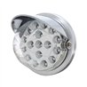 UP37281-17 LED Dual Function Watermelon Clear Reflector Flush Mount Kit With Visor - Red LED/Clear Lens