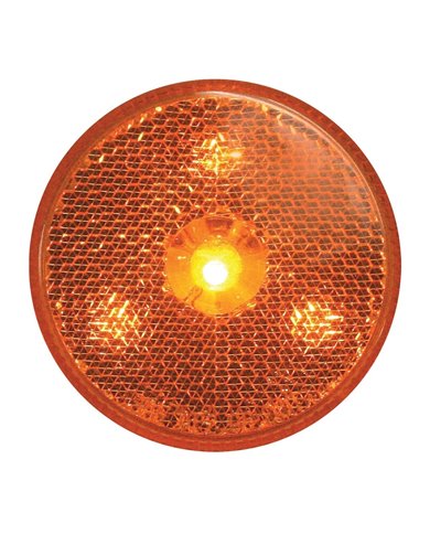 GG76970 - 2.5" REFLECTOR AMBER MARKER 4-LED LIGHT, AMBER LENS GG76970 - 2.5" REFLECTOR AMBER MARKER 4-LED LIGHT, AMBER LENS
