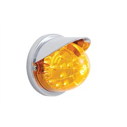 UP37286-17 LED Reflector Watermelon Flush Mount Kit With Visor - Amber LED/Amber Lens