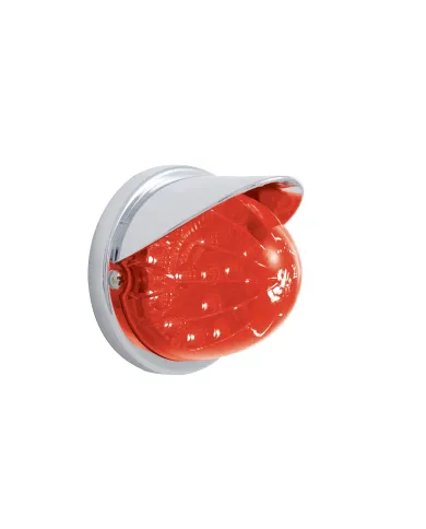 UP37287-17 LED Reflector Watermelon Flush Mount Kit With Visor - Red LED/Red Lens