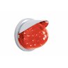 UP37287-17 LED Reflector Watermelon Flush Mount Kit With Visor - Red LED/Red Lens