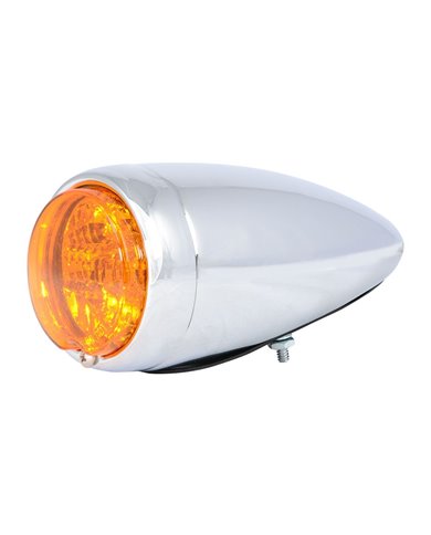 GG77210 - CR. STEEL SPYDER AMBER/AMBER LED TURN & PARKING LIGHT GG77210 - CR. STEEL SPYDER AMBER/AMBER LED TURN & PARKING LIGHT