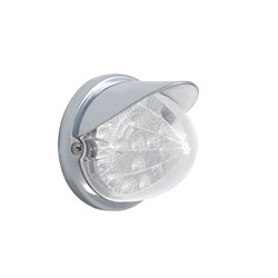UP37288-17 LED Reflector Watermelon Flush Mount Kit With Visor - Amber LED/Clear Lens