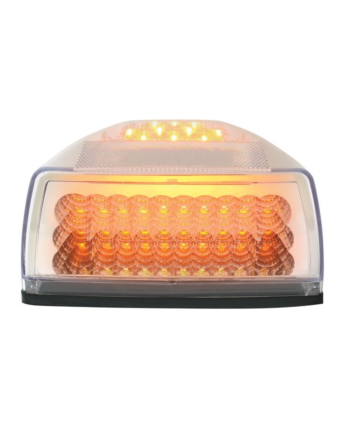 GG77233 - SPYDER AMBER 42LED TURN SIGNAL LIGHT FOR PETE, CLEAR LENS