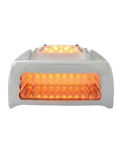 GG77235 - SPYDER AMBER/CLEAR 42-LED TURN SIGNAL LIGHT W/ CR. PL. COVER GG77235 - SPYDER AMBER/CLEAR 42-LED TURN SIGNAL LIGHT W/ CR. PL. COVER