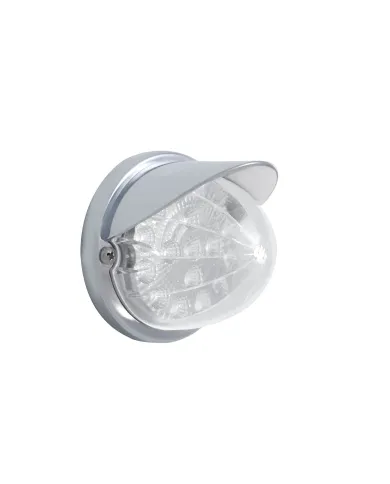 UP37289-17 LED Reflector Watermelon Flush Mount Kit With Visor - Red LED/Clear Lens