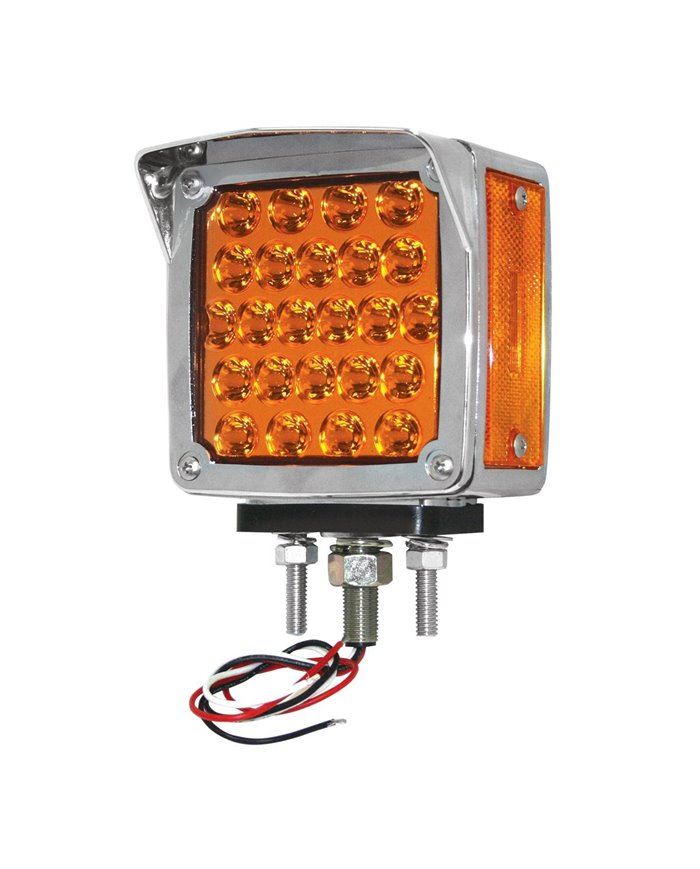 GG77629 - CR. PLASTIC RIM W/ VISOR FOR GG SQUARE 2-FACE LED LIGHT