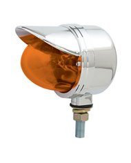 GG78121 - CR. DIE CAST REG. LIGHT AMBER LIGHT W/CR. RIM & VISOR