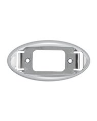 GG78179 - CR. PLASTIC OVAL RIM FOR 1BULB SMALL RECT SEALED MARKER LIGHT