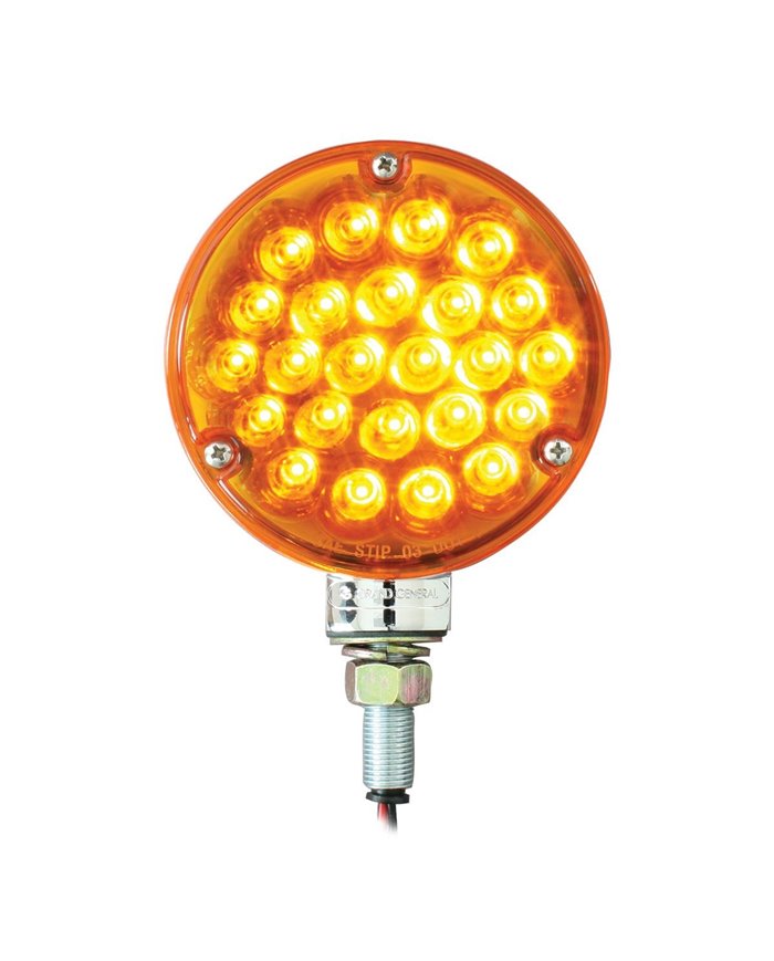 GG78350 - 4" PEARL 1 FACE AMBER/AMBER 24-LED LIGHT GG78350 - 4" PEARL 1 FACE AMBER/AMBER 24-LED LIGHT