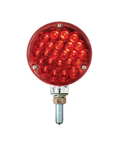 GG78353 - 4" PEARL 1 FACE RED/RED 24-LED LIGHT GG78353 - 4" PEARL 1 FACE RED/RED 24-LED LIGHT